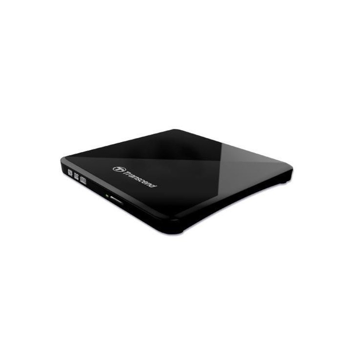 TS8XDVDS-K Transcend 8X DVD, SLIM TYPE, USB, BLACK Portable DVD Writer Black,