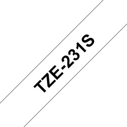 TZE-231S2 Brother Tze-231S Label-Making Tape Black On White