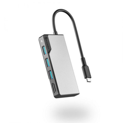UCFUHDV2-SGR Alogic Usb-C Fusion Core 5-In-1 Hub V2