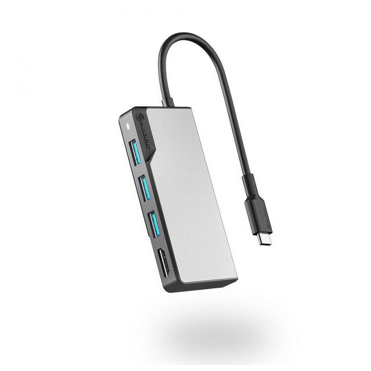 UCFUHDV2-SGR Alogic Usb-C Fusion Core 5-In-1 Hub V2