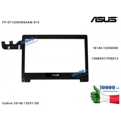 Vetro Touch Screen ASUS Transformer Book Flip TP300 TP300LA TP300LD TP300UA ZenBook UX303LA UX303LN UX303LB UX303UA UX303UB 13,3'' 13NB05Y1P06012 18140-13350000 FP-ST133SI000AKM-01X