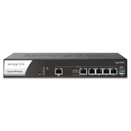 V2962-DE-AT-CH Draytek Vigor 2962 Wired Router 2.5 Gigabit Ethernet Black, White