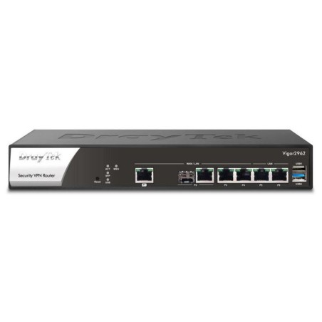 V2962-DE-AT-CH Draytek Vigor 2962 Wired Router 2.5 Gigabit Ethernet Black, White