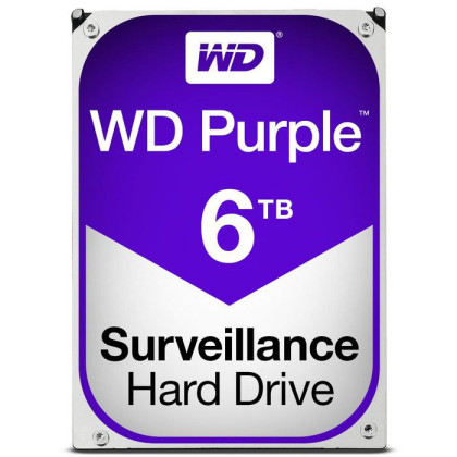 WD60PURX Western Digital WD Purple 6TB 24x7 WD60PURZ Purple, 3.5", 6000 GB, 5400