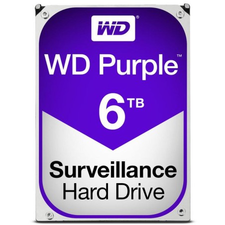 WD60PURX Western Digital WD Purple 6TB 24x7 WD60PURZ Purple, 3.5", 6000 GB, 5400
