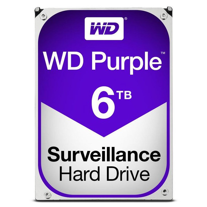WD60PURX Western Digital WD Purple 6TB 24x7 WD60PURZ Purple, 3.5", 6000 GB, 5400