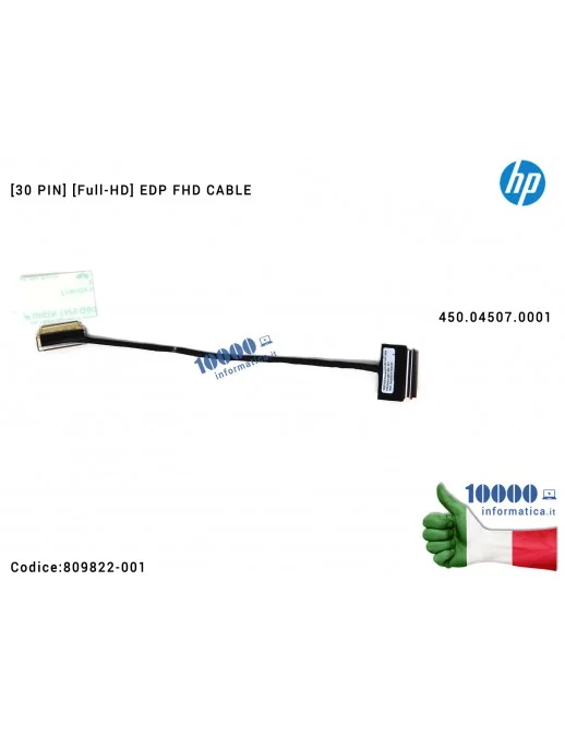 Cavo Flat LCD HP Pavilion X360 13-S 13S [Full-HD] 450.04507.0001 EDP FHD CABLE 450.04508.0001