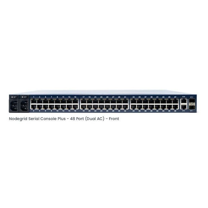 ZPE-NSCP-T48R-STND-DAC-4G ZPE Systems Nodegrid Serial Console Plus. 48-port Cisco Rolled, Dual