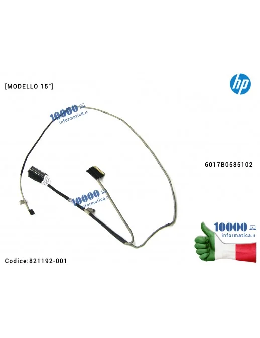 Cavo Flat LCD HP [MODELLO 15"] EliteBook 820 G3 840 G3 845 G3 740 G3 745 G3 6017B0585102 740 745 820 845 840 850 G3 840 G4 Folio
