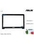 18140-15610100 Vetro Touch Screen con Cornice LCD ASUS VivoBook S500C S500CA 15,6'' 13N0-NUA0711 13NB0061AP0211
