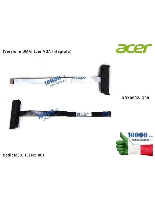 Cavo Hard Disk FFC HDD ACER Aspire A315-42G A315-42 A315-41 EX215-52 NBX0002JQ00 NBX00026X00 50.HEEN2.001 50HEEN2001