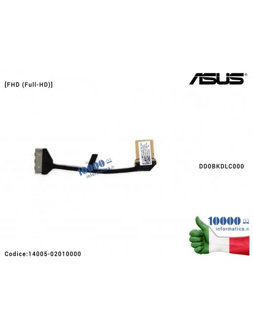 14005-02010000 Cavo Flat LCD ASUS ZenBook Flip UX360 UX360C UX360CA (FHD) DD0BKDLC000 [Full-HD] 14005-02010000