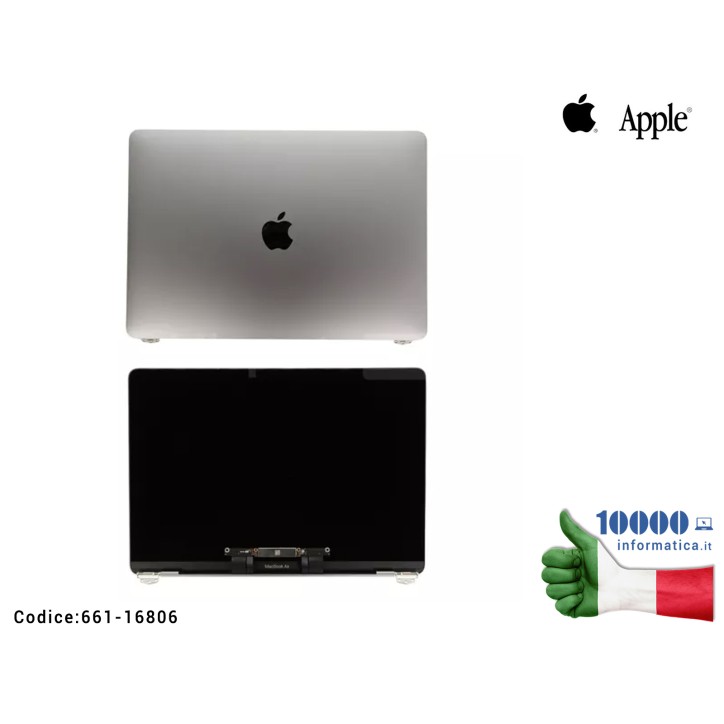 Display Schermo LCD Assemblato APPLE MacBook Air 13 M1 A2337 (2020) [Grey] 661-16806