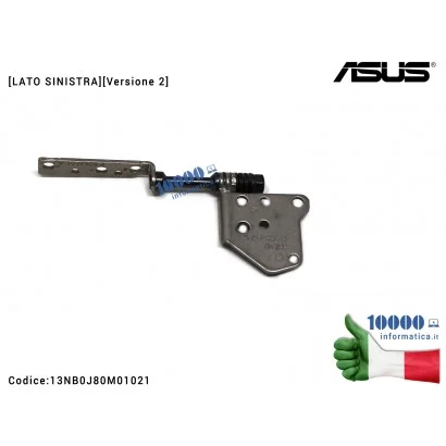 13NB0J80M01021 Cerniera Hinge [SX] [Versione 2] ASUS E406M E406MA E406S E406SA R420M R420MA [LATO SINISTRO] 13NB0J80M01021