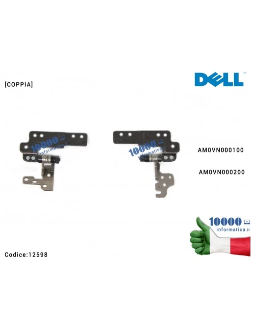 Cerniere Hinges DELL Latitude E7440 (P40G) [COPPIA] AM0VN000100 AM0VN000200 [NO TOUCH SCREEN]