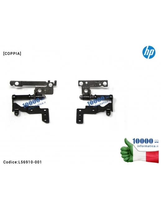 Cerniere Hinges HP Pavilion 15-DK TPN-C141 15-DK0000 [COPPIA] L56910-001