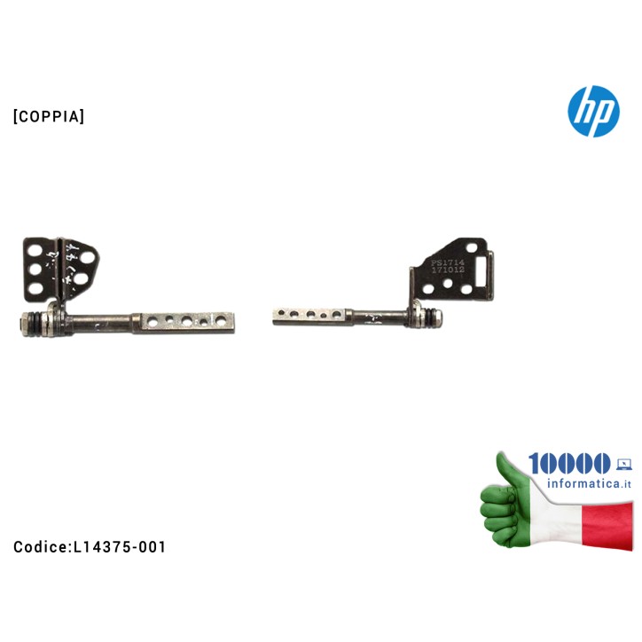 Cerniere Hinges HP [TOUCH] EliteBook 740 G5 745 G5 840 G5 ZBook 14U G5 [COPPIA]