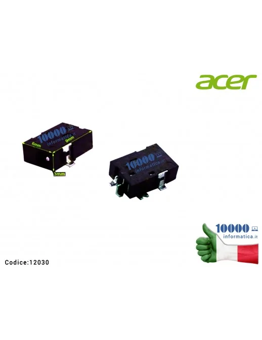 Connettore di Alimentazione DC Power Jack ACER Aspire One 10 D16H1 Iconia S1002 N15P2