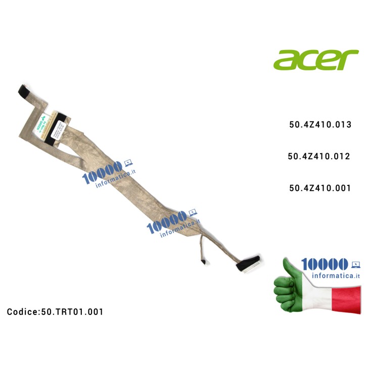 Cavo Flat LCD ACER Extensa 5230 5230E 5630Z 5635Z TravelMate 5330 50.4Z410.013 50.4Z410.012 50.4Z410.001