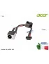 50.SAS02.002 Connettore DC Power Jack PJ254 ACER Aspire One 532H (7 cm) NAV50 Packard Bell DOT-S PAV80 50.SAS02.002 50SAS02002