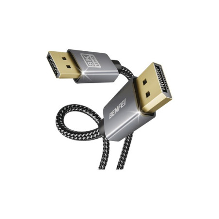 000163grey-6f DisplayPort to Display Port Cable - 1.8m
