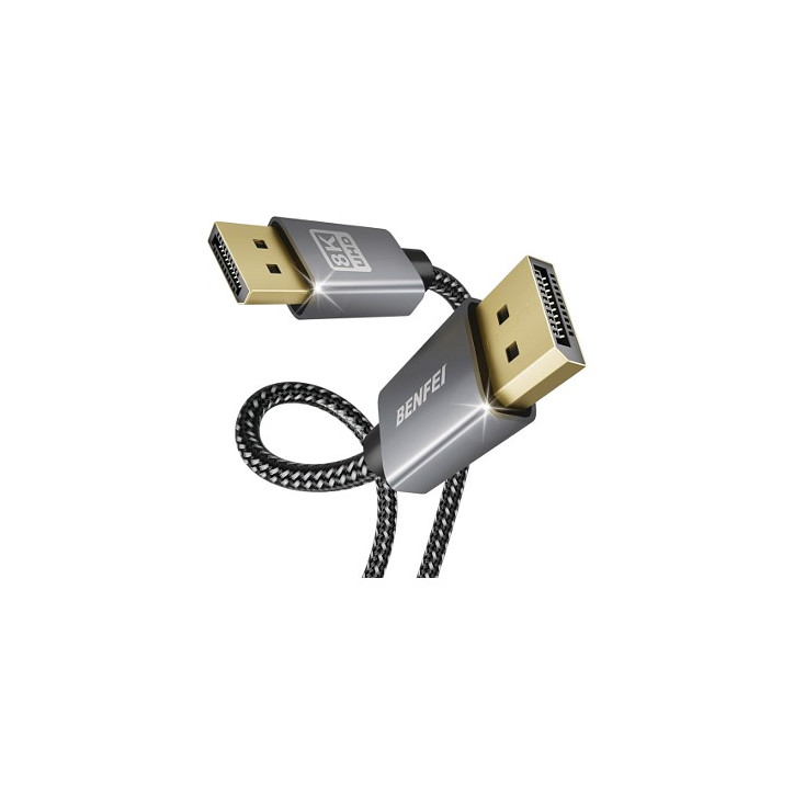 000163grey-6f DisplayPort to Display Port Cable - 1.8m