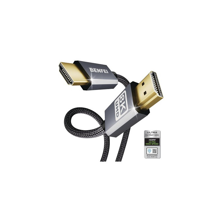 000358grey HDMI to HDMI 8K Cable - 1.8m
