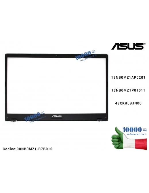 Cornice Display Bezel LCD ASUS VivoBook 15 X509 X509D X509DA X509F X509FA X509FB X509FJ X509FL X509U X509UA X509UB X509UJ F509 F509D F509DA F509F F509FA F515 X515 S515 X515J X515JA X515JF X515JP X515M X515MA 13N1-CEA0N01 90NB0MZ1-R7B011