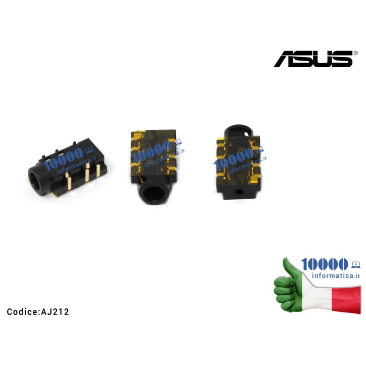 Connettore Audio Jack AJ212 ASUS F551 F552 F553 F553M X453MA X503M X553MA