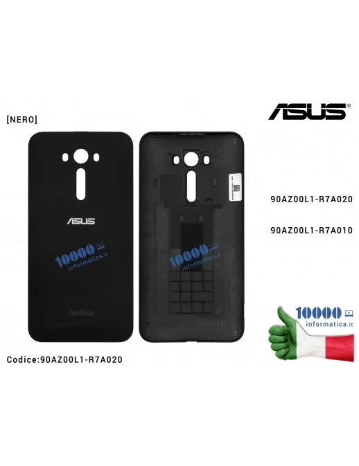 Cover Batteria Posteriore [NERO] ASUS ZenFone 2 Laser ZE550KL (Z00LD) 90AZ00L1-R7A010