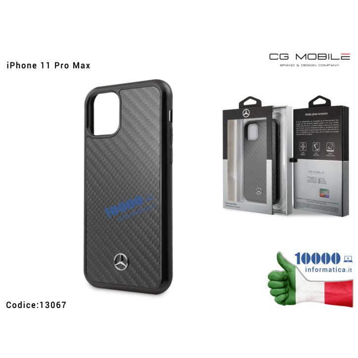 Cover iPhone 11 Pro Max (6,5") Mercedes-Benz Dynamic Real Carbon Fiber Hard Case Mercedes Cover iPhone 11 Pro Max (6,5") Mercedes-Benz Dynamic Real Carbon Fiber Hard Case Mercedes