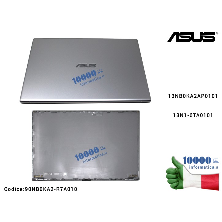 Cover LCD ASUS VivoBook F512 X512 S512 X512F X512J X512JP X512U X512UA S512F S512J S512JP S512U S512UA F512F F512J F512JP F512U F512UA [Transparent Silver] 90NB0KA2-R7A010 13NB0KA2P01013-1 13N1-6TA0101 13NB0KA2AP0101 13NB0KA2P01011-1