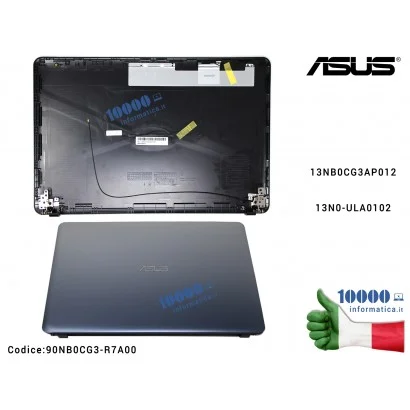 90NB0CG3-R7A000 Cover LCD ASUS VivoBook Max X541 F541 [Silver Gradient] X541N X541NA F541N X541NC X541S X541SA X541SC X541U X...