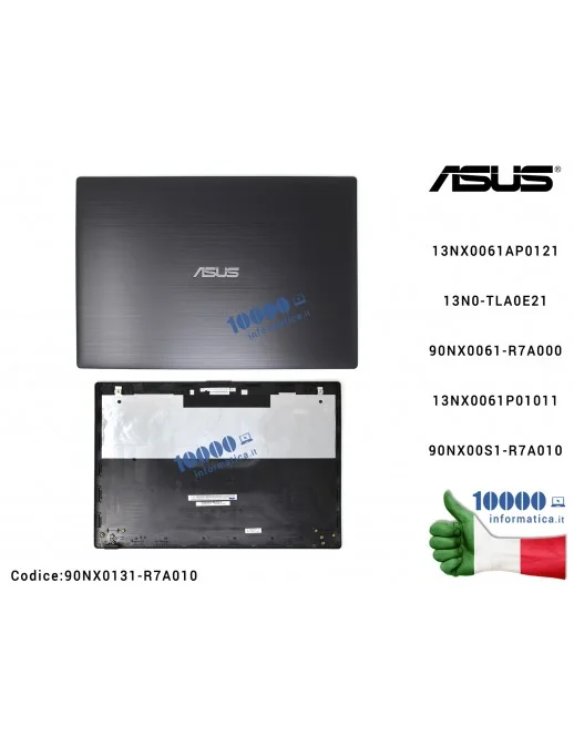 Cover LCD ASUS [Black] P2530 P2530U P2530UJ P2540 P2540U P2540UA P2540UB P2540UV P553U P553UJ 13NX0061AP0121 13N0-TLA0E21 90NX0061-R7A000 13NX0061P01011 90NX00S1-R7A010