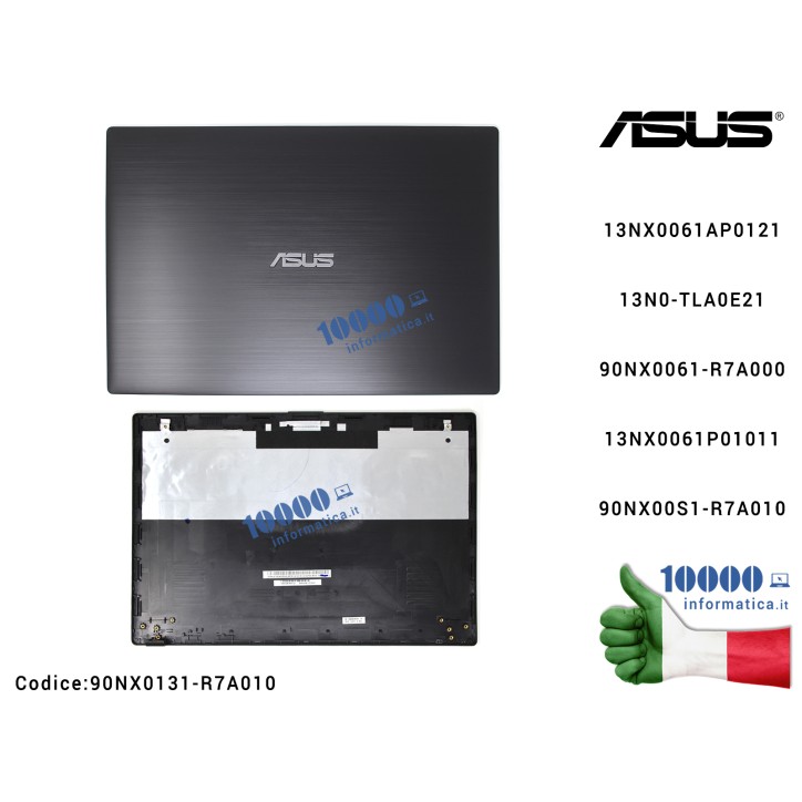 Cover LCD ASUS [Black] P2530 P2530U P2530UJ P2540 P2540U P2540UA P2540UB P2540UV P553U P553UJ 13NX0061AP0121 13N0-TLA0E21 90NX0061-R7A000 13NX0061P01011 90NX00S1-R7A010