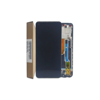 4130040 Genuine Oppo Reno7 5G / Find X5 Lite | Replacement AMOLED Touch Screen Assembly With Frame | Starry Black / Startrails B