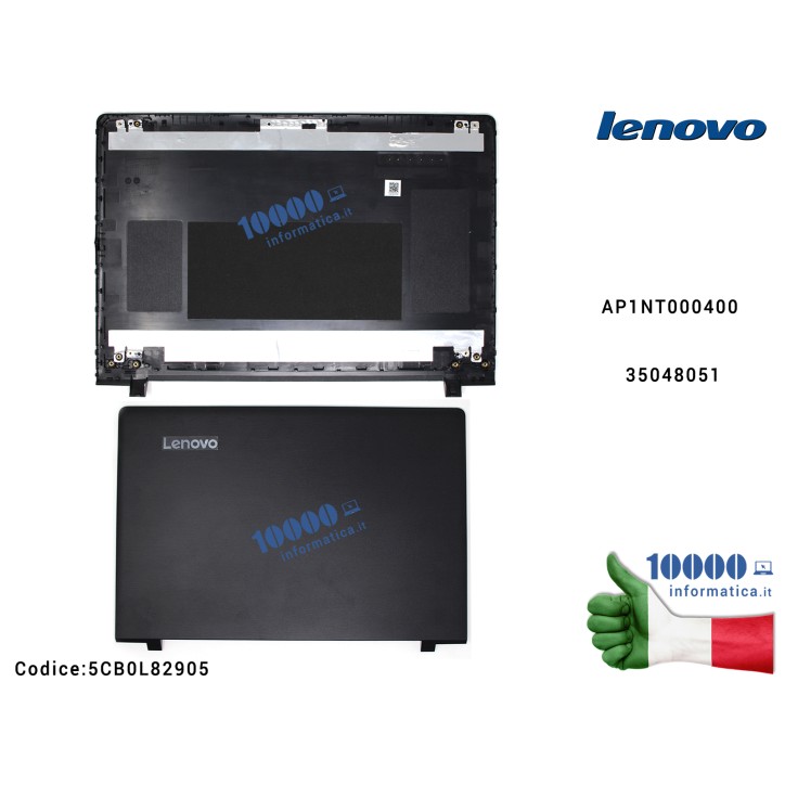 Cover LCD LENOVO IdeaPad 110-15 [NERO] 110-15ISK (80UD) AP1NT000400 35048051 5CB0L82905 FRU5CB0L82905