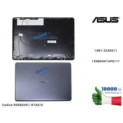 90NB0HK1-R7A010 Cover LCD [VERSIONE 1] ASUS VivoBook 14 R420 (STAR GREY) 14 E406M E406MA E406S E406SA R420M R420MA 13N1-3ZA0D...