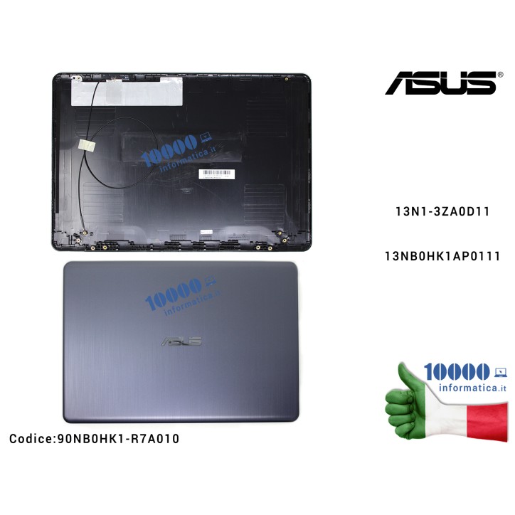 Cover LCD [VERSIONE 1] ASUS VivoBook 14 R420 (STAR GREY) 14 E406M E406MA E406S E406SA R420M R420MA 13N1-3ZA0D11 13NB0HK1AP0111
