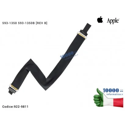 922-9811 Cavo Flat Display LCD Cable APPLE iMac 21,5" A1311 (2011) 922-9811 593-1350 593-1350B [REV B]