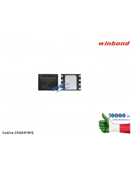 IC Chip Bios WINBOND 25Q64FWIG W25Q64FWIG W25Q64FWZPI 25Q64FW1G 25Q64FWI6 W25Q64FWZPIG WSON 5x