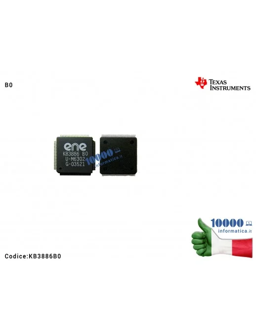 IC Chip ENE KB3886 B0 BO KB3886B0 KB3886BO TQFP 128 TQFP128 TQFP-128