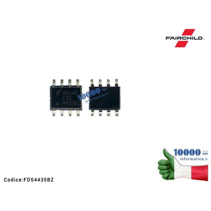 IC Chip FAIRCHILD FDS4435BZ SOP-8 FDS4435 4435BZ SMD-8 Mosfet 30V 8.8A P-Ch Power Trench SO8