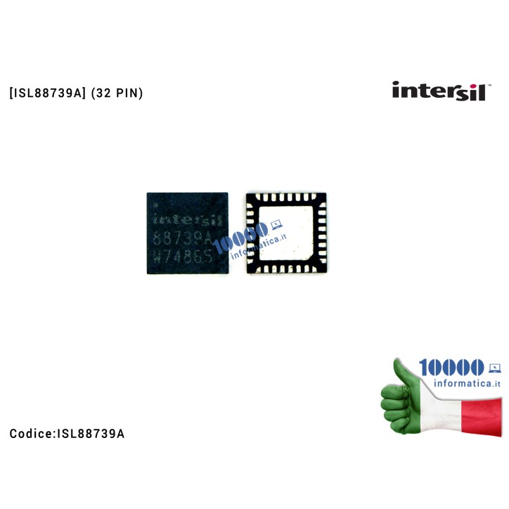 IC Chip INTERSIL ISL 739 ISL88739A ISL88739 ISL88739AH ISL88739AHR 88739A ISL 88739 AHRZ QFN32 QFN-32