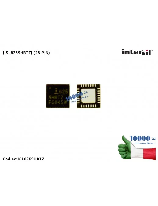 IC Chip INTERSIL ISL6259H ISL6259HR ISL6259HRT ISL MI 625 9 HRTZ ISL 6259HRTZ QFN28 QFN-28