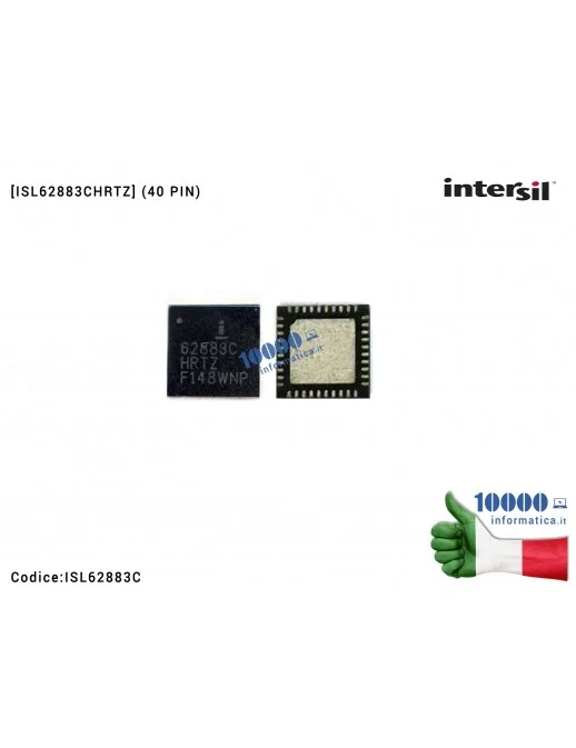 IC Chip INTERSIL ISL62883CH ISL62883CHR ISL 62883 CHRT ISL62883C HRTZ 62883C ISL 62883 CHRTZ QFN40 QFN-40 POWER IC ISL62883CHRTZ