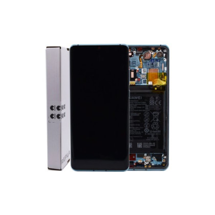 RBSKU14576 Genuine Huawei P30 Pro | Replacement OLED Touch Screen Assembly With Chassis & Battery | Aurora | Service Pack | 0235