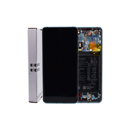 RBSKU14576 Genuine Huawei P30 Pro | Replacement OLED Touch Screen Assembly With Chassis & Battery | Aurora | Service Pack | 0235