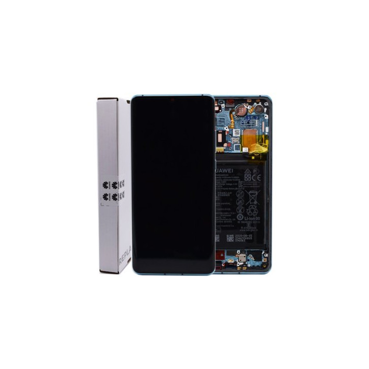 RBSKU14576 Genuine Huawei P30 Pro | Replacement OLED Touch Screen Assembly With Chassis & Battery | Aurora | Service Pack | 0235
