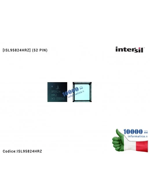 IC Chip INTERSIL ISL95824HR ISL 9S824 95B24 958Z4 95824HRZ ISL 95824 HRZ ISL95824HRZ QFN52 QFN-52